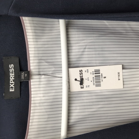 Express Navy Blazer - Picture 2 of 7